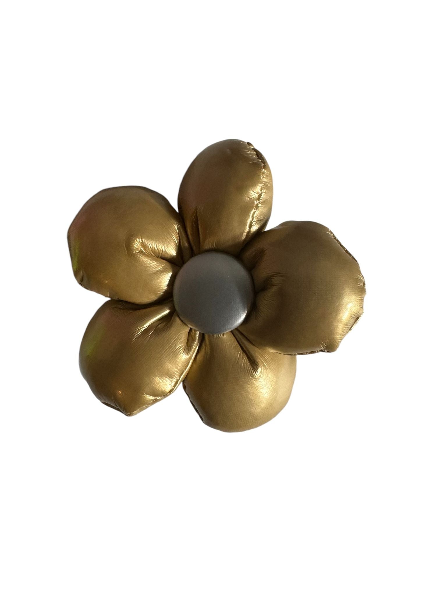 Patent leather Flower Hair Clips.