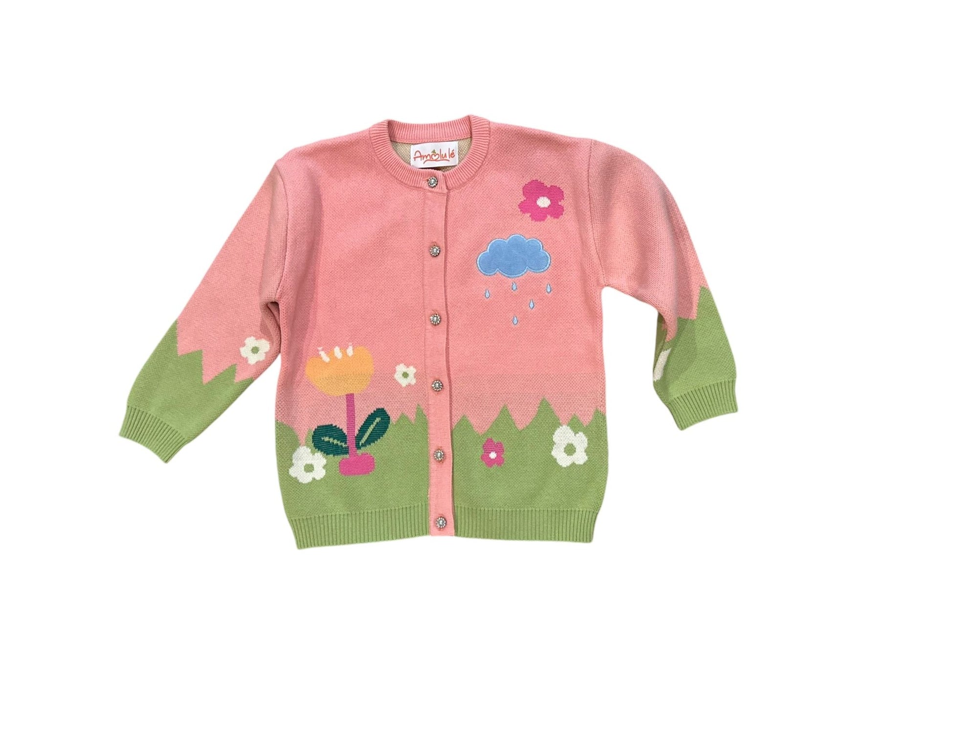 Dusty Rose Bling Cardigan