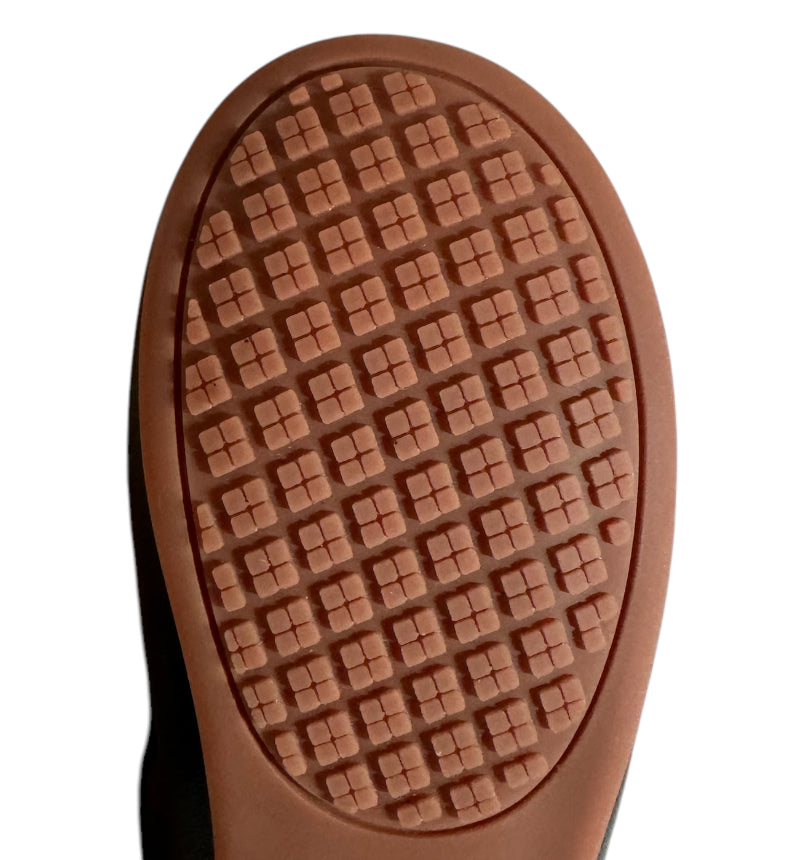 Black Leather Ballet Flat